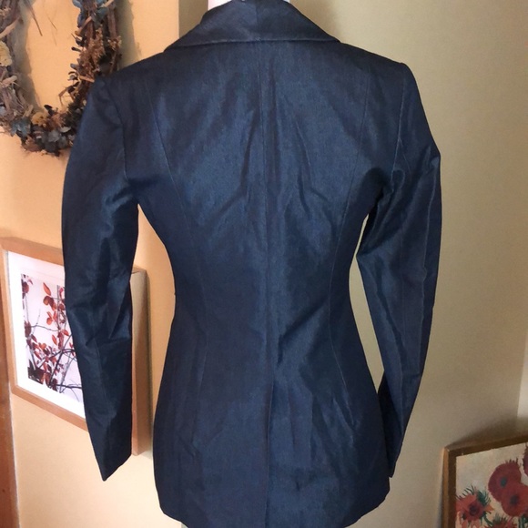 ANTEPRIMA Milano Size 38 LongLine Hidden-Button Classic Blazer Career $380 NEW - Picture 3 of 16